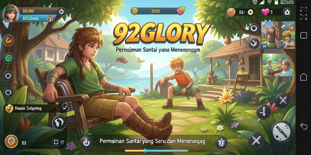 Tangkapan layar dari gameplay santai 92GLORY yang menggembirakan.