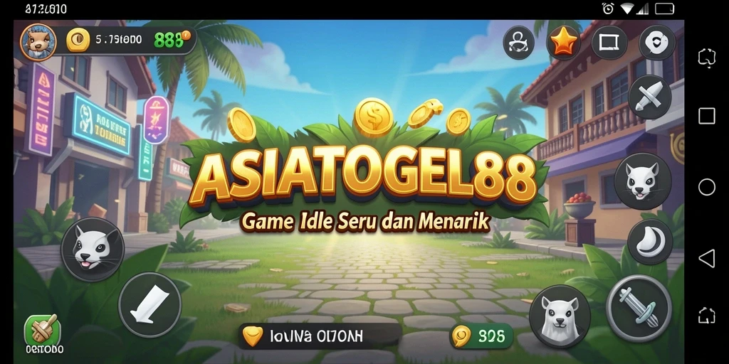 Screenshot gameplay ASIATOGEL88 menampilkan aksi seru dalam dunia Idle.