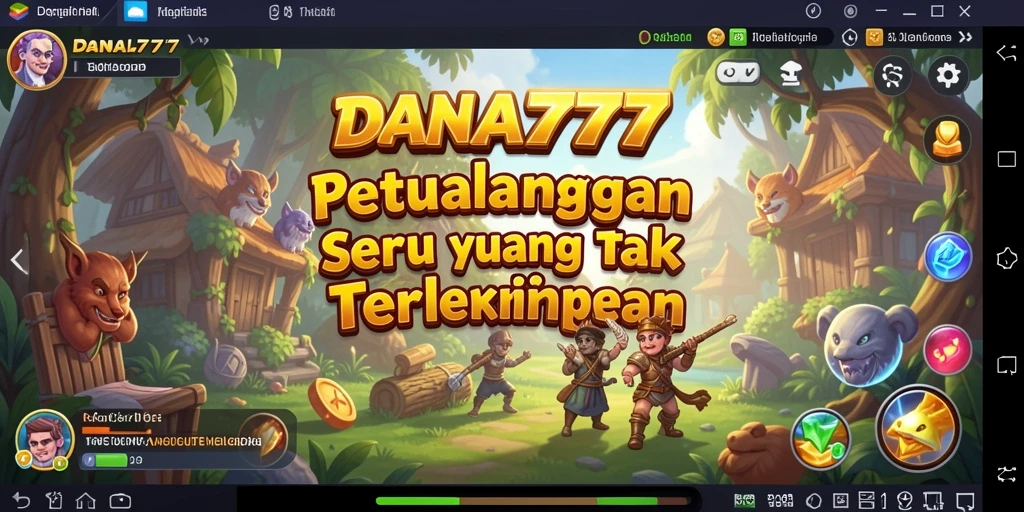 Tampilan menarik gameplay DANA777 dalam petualangan seru.