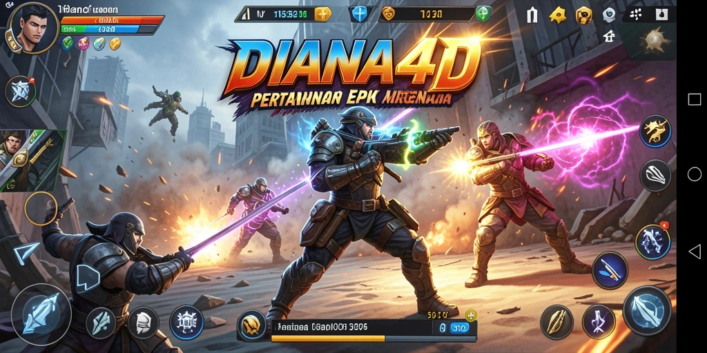 Tampilan gameplay yang seru dan mendebarkan di DIANA4D.