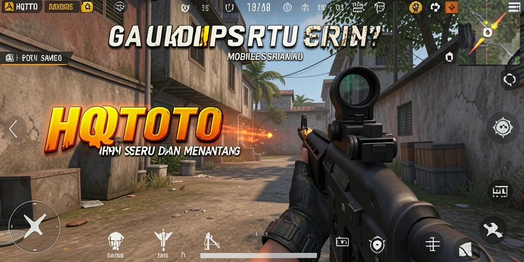 Tangkapan layar gameplay HQTOTO dengan momen aksi tembak-menembak yang intens.