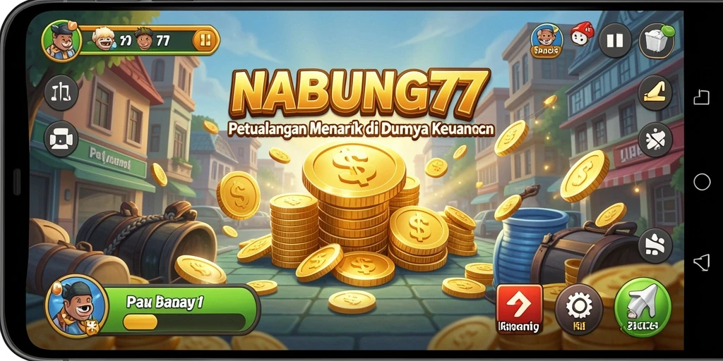 Tampilan gameplay NABUNG77 yang seru dan mendidik.