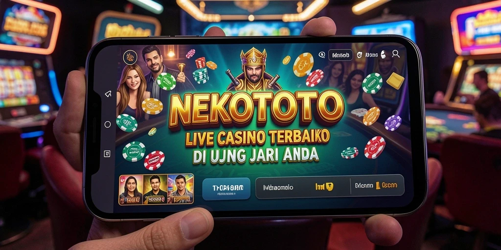 Tampilan gameplay Live Casino yang mendebarkan di NEKOTOTO.