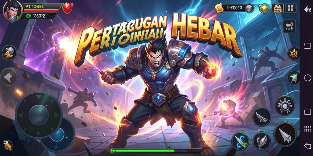 Gameplay pertarungan epik di PTTOGEL dengan grafis yang menawan.