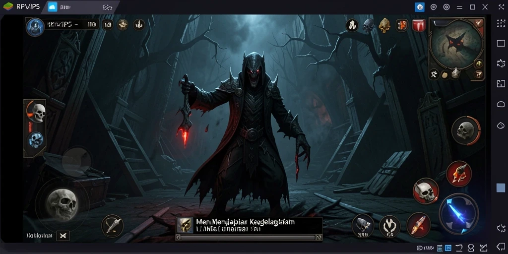 Tampilan gameplay RPVIP5 yang mencekam dan penuh ketegangan.