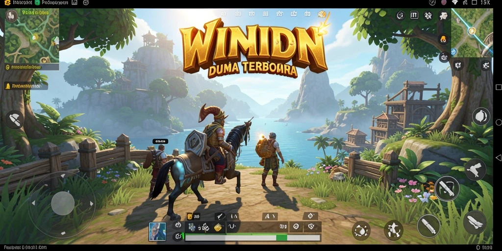 Tampilan gameplay dinamis dan interaktif di dunia terbuka WINIDN.