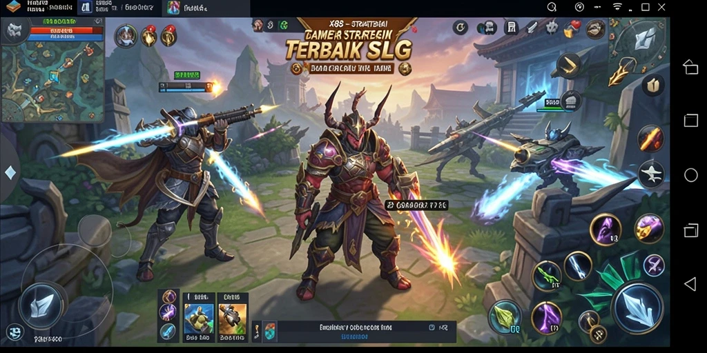 Tampilan menarik dari gameplay X88 yang penuh strategi.